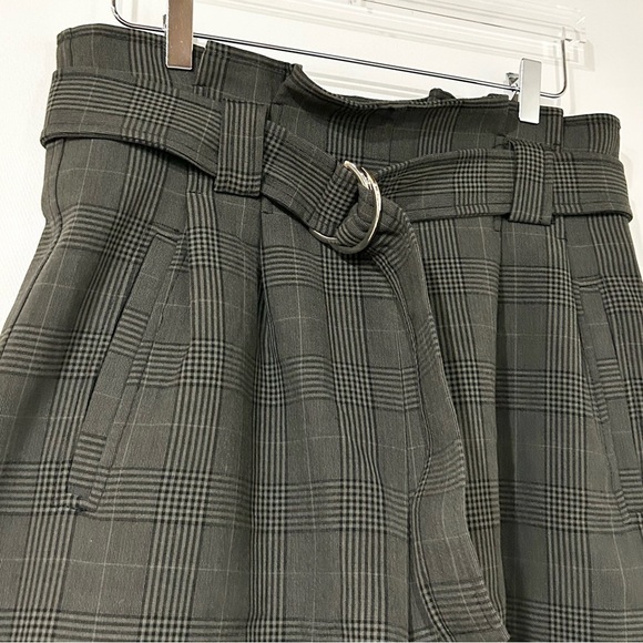 GANNI Checked Suiting Shorts in Kalamata Plaid 8 10 - Picture 6 of 10